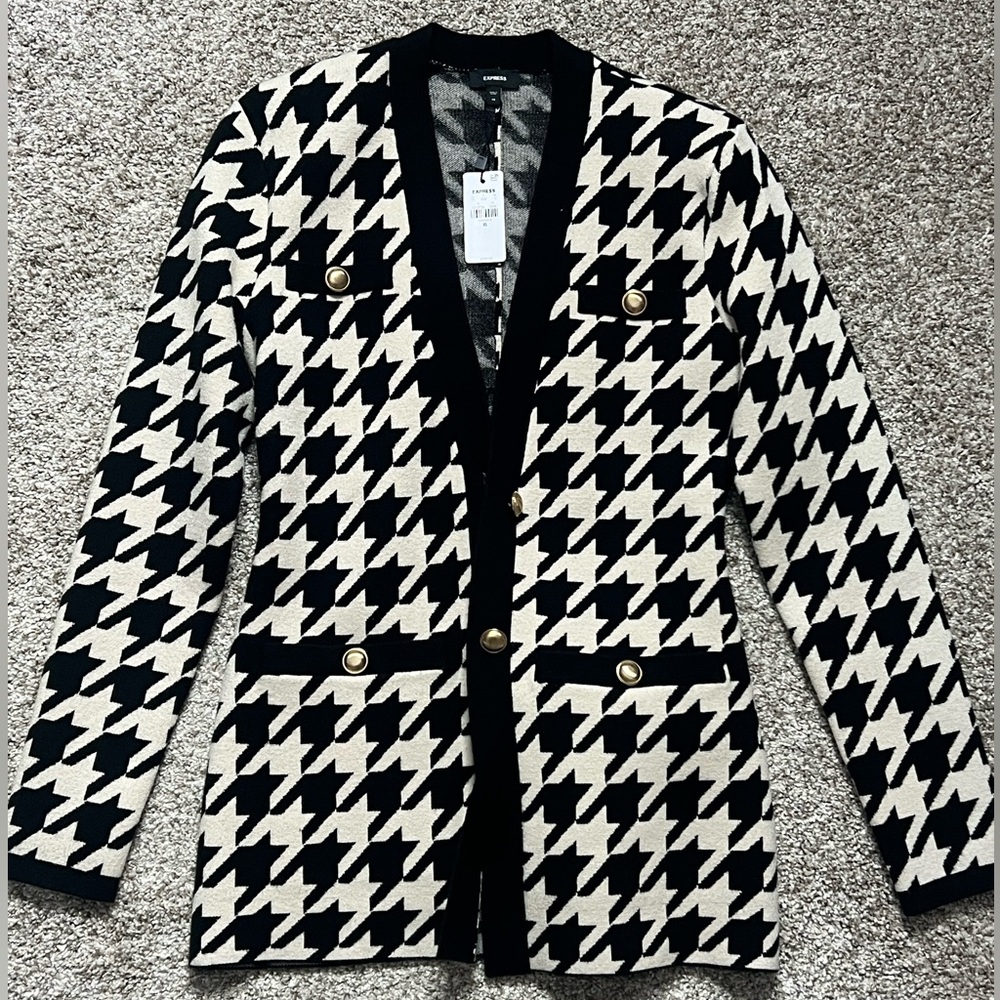 Houndstooth Blazer